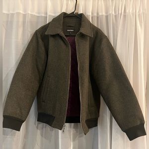 Bonobos Italian Wool Bomber Jacket